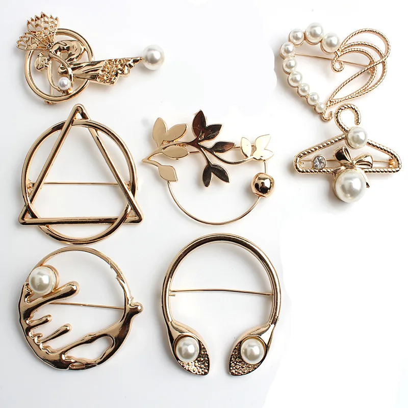 Золотая брошь булавки цветок виноград вешалка в форме слова &quotлюбовь&quot броши с