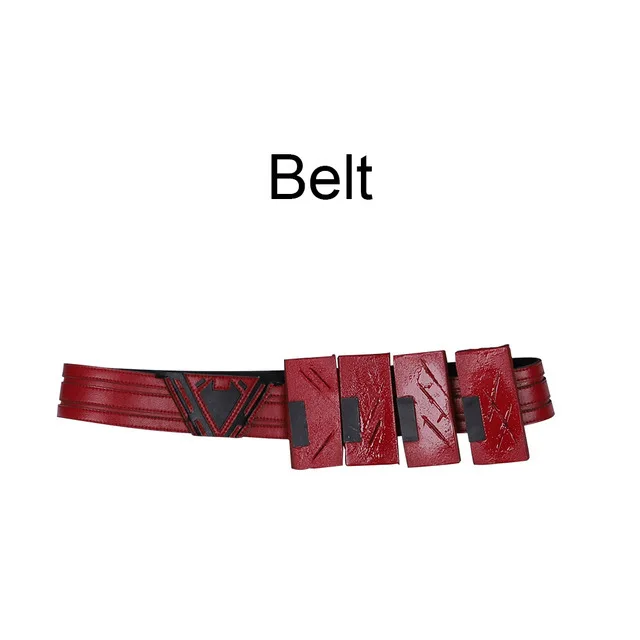Belt NewTv костюм Бэтмена, косплей Хэллоуин супергерой Бэтмен обезьяна Kate Сексуальный Комбинезон Маска парик сапоги на заказ - Цвет: Belt