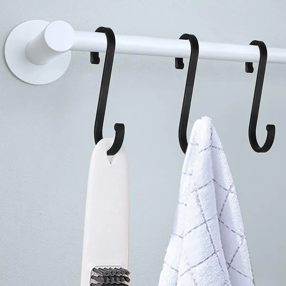 

5 шт., S-образные крючки для хранения одежды, сумок