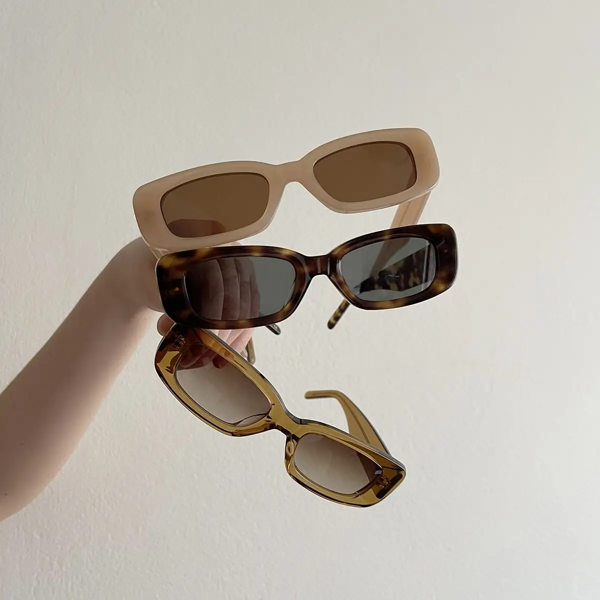 

Новинка 2021, прямоугольные солнцезащитные очки YPAY в стиле ретро для мужчин и женщин, классические дизайнерские солнцезащитные очки с защито...