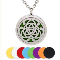 bofee aromatherapy locket pendant necklace perfume aroma diffuser freshener stainless steel essential oil fashion jewelry gift