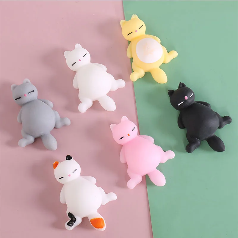 

Mini Change Color Squishy Cute Cat Antistress Ball Squeeze Rising Abreact Soft Sticky Stress Relief Toys Funny Gift mochi Toy