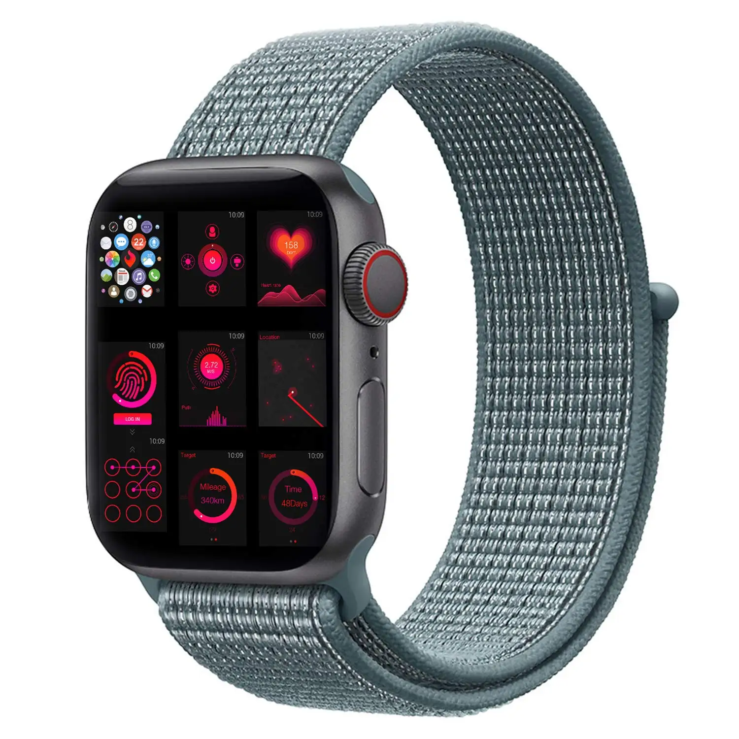 Ремешок для наручных часов Apple Watch Series 5 4 40 мм 44 браслет нейлоновый Браслет спортивный бесшовный ремешок для iwatch серии 3/2/1 38 мм 42 мм аксессуары