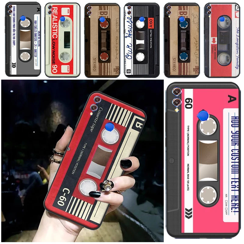 

Krajews Vintage Tape Phone Case For Huawei Honor 9 9X V9 Lite 10i V10 10 10X 8X 8C 7X Krajews Vintage Tape Coque Carcasa Funda