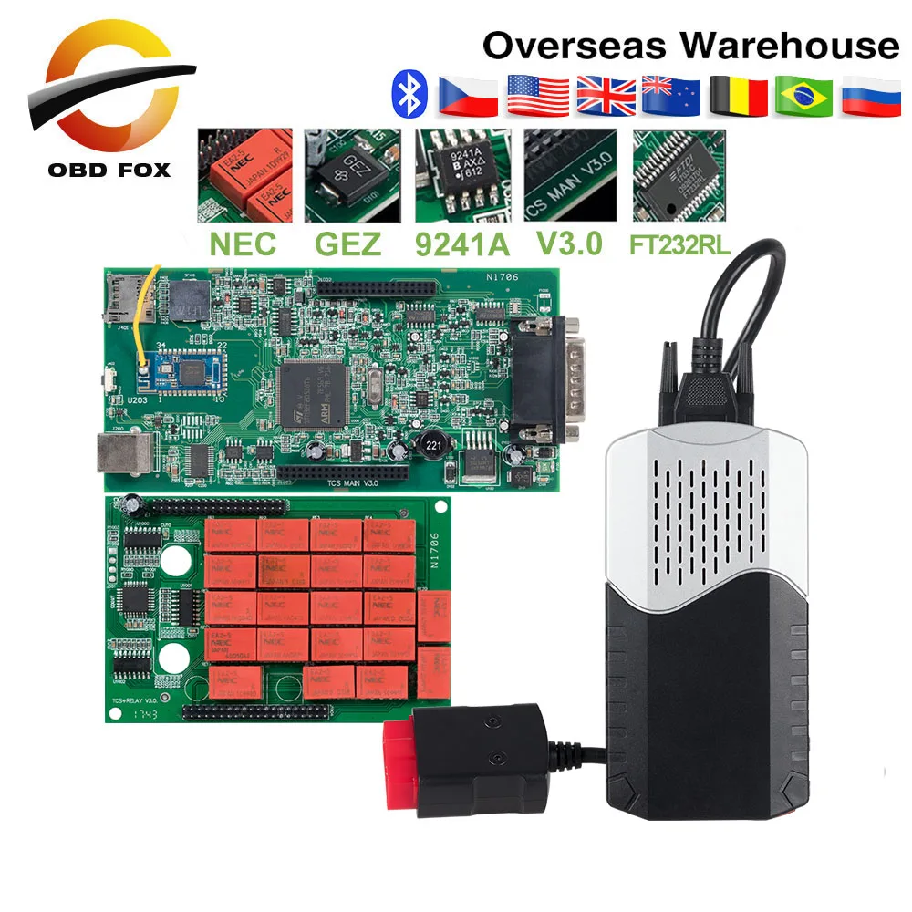 CDP TCS CDP Pro OBD2 зеленая доска R1 keygen для автомобилей/грузовиков OBD2 Бортовая Система диагностики II сканер кодов