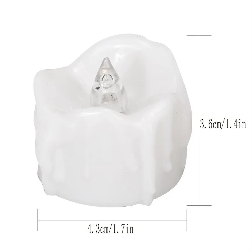 LED Electric Battery Powered Tealight Candles Easter Led Candle Light Flameless For Wedding Christmas Holiday Decoration | Дом и сад