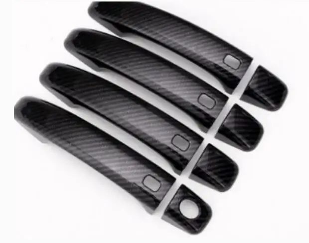 

Чаша из углеродного волокна для наружной двери с крышкой для дверной ручки, автомобильные аксессуары для AUDI A5 2009-2016, автостайлинг