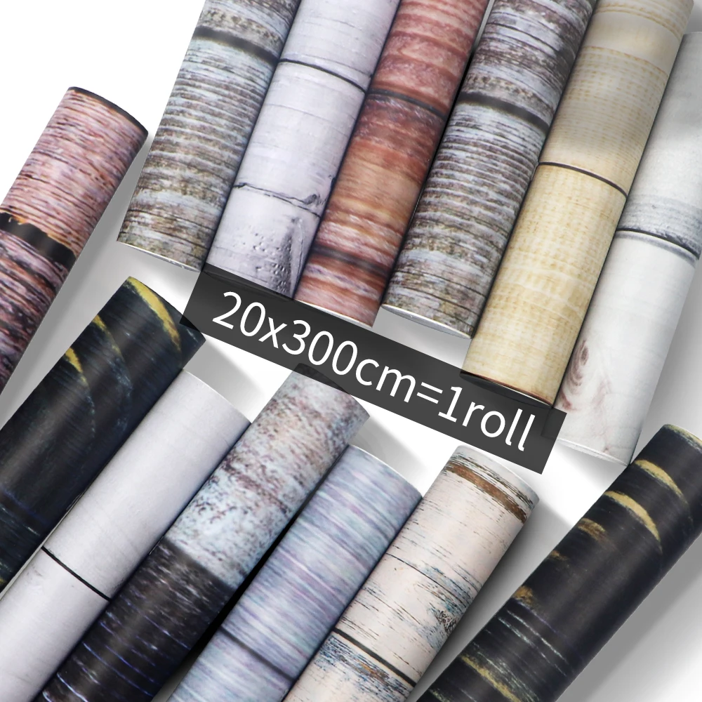 wood sticker waterproof self adhesive wallpaper vinyl kitchen wardrobe cabinet furniture decor contact paper removable decals free global shipping