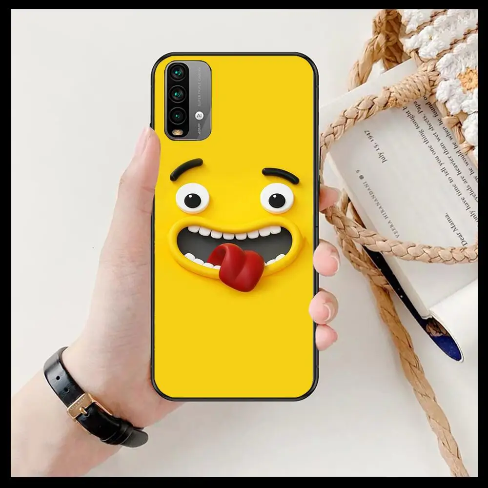 

Smiling Face And Eyes Phone Case For XiaoMi Redmi 11 lite 9C 8A 7A Pro 10T 5G Anime Cover Mi 10 Ultra Poco M3 X3 NFC 8 SE cover