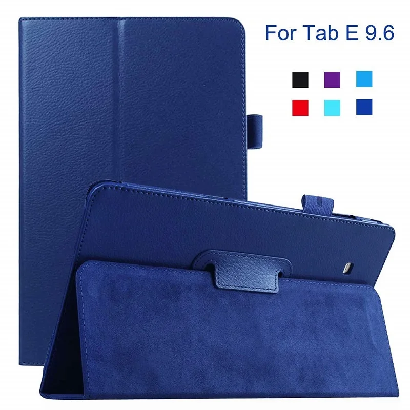 dark blue Чехол для samsung Tab E 9,6 чехол для планшета для samsung Galaxy Tab E 9,6 T560 T561 SM-561 SM-T560Fundas кожаный чехол - Цвет: dark blue