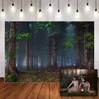 Фон для фотосъемки Mehofond Сказочный Зеленый ЛЕС ДЕРЕВЬЯ пастбище детский пейзаж Декор для дня рождения