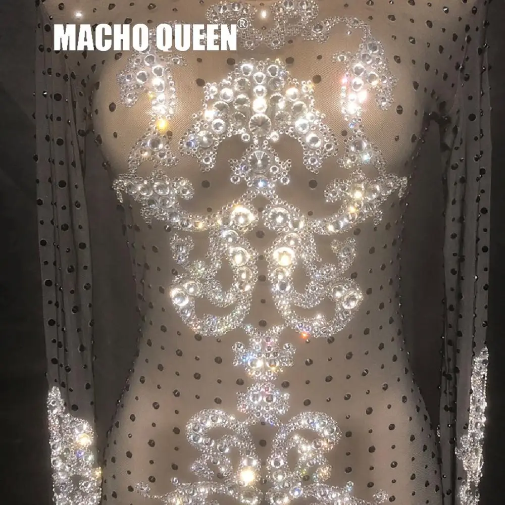 Женское Прозрачное платье в пол Drag Queen черное Сетчатое для выпускного вечера празднования дня