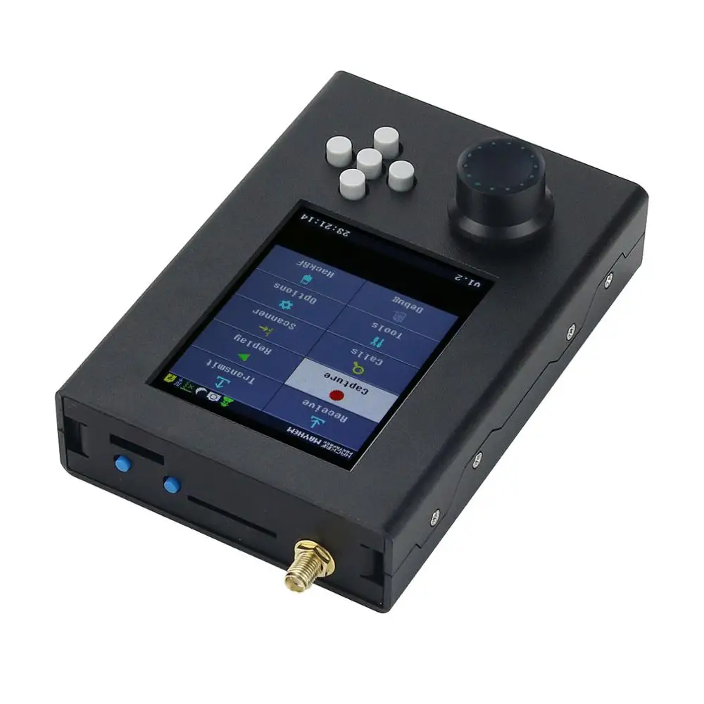 Online Upgrade 3,2 Zoll TFT Portapack H2 HackRF Eine RTL SDR Software Definiert Radio Entwickeln Ment Board Mit Batterie Antenne Shell