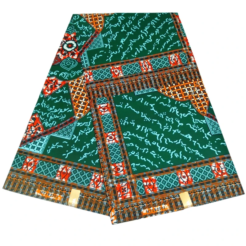 

2020 Высококачественная африканская ткань с принтом из натурального воска Анкары для африканских женских платьев голландская настоящая Вощеная Ткань 6 ярдов