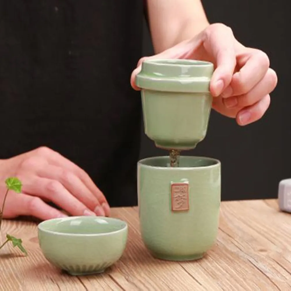 Портативный керамический чайный набор кунг-фу домашняя кружка | Дом и сад