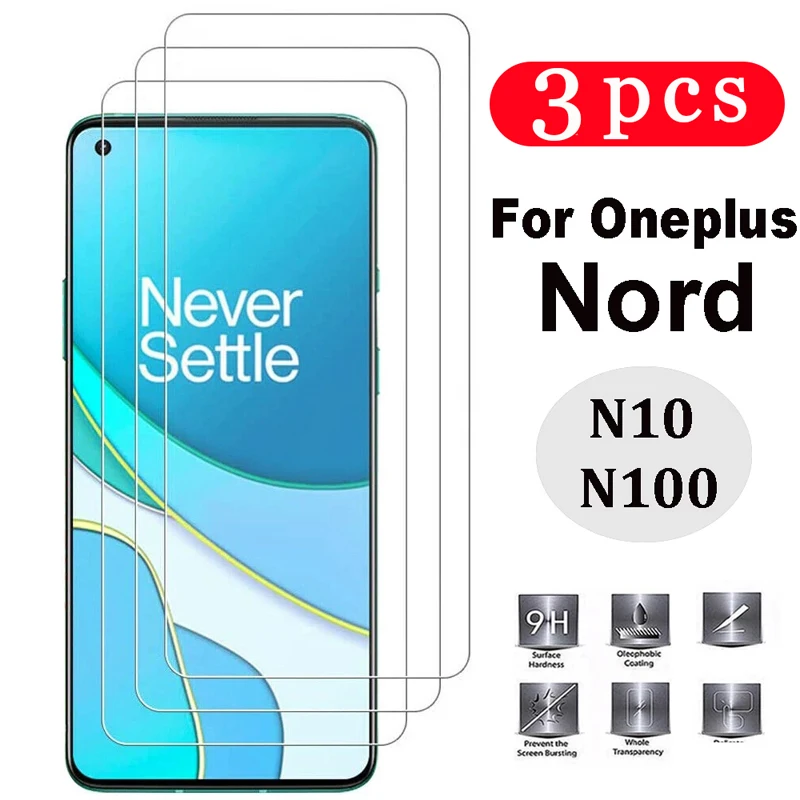 

3Pcs Screenprotector For Oneplus 9 6 7 8 T Glass oneplus9 Screen Protector For Oneplus Nord N10 N100 Oneplus8t 1+9 Tempered Film