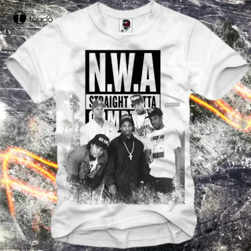 Nwa Eazy E Ice Cube Dr. Dre N.W.A. Rap Hip Hop T-Shirt  Tee Shirt