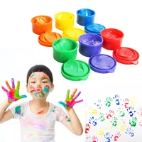 children finger painting paints vibrant colors washable gouache paint doodle set for kids 6 colors
