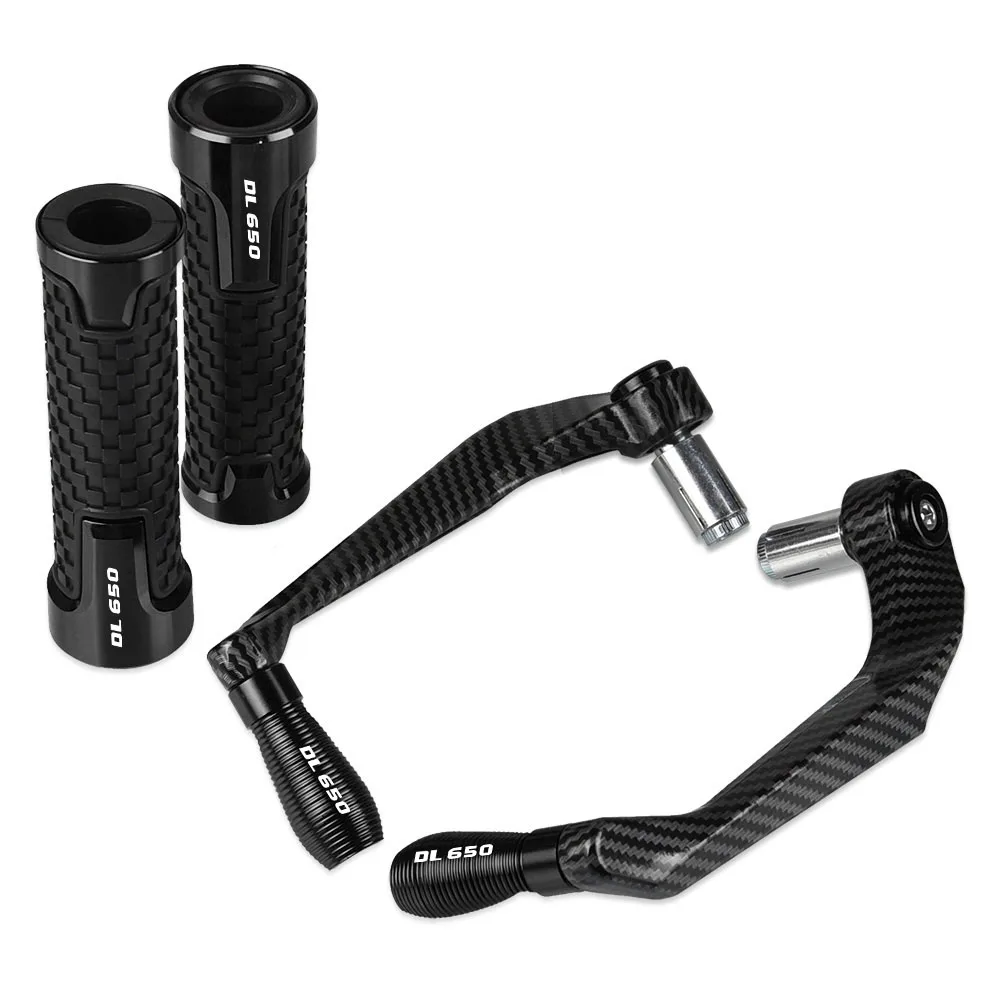 

For Suzuki DL650 DL 650 V-STROM 2004-2019 7/8 22MM Motorcycle Handlebar Grips Handle Bar and Brake Clutch Lever Guard Protection