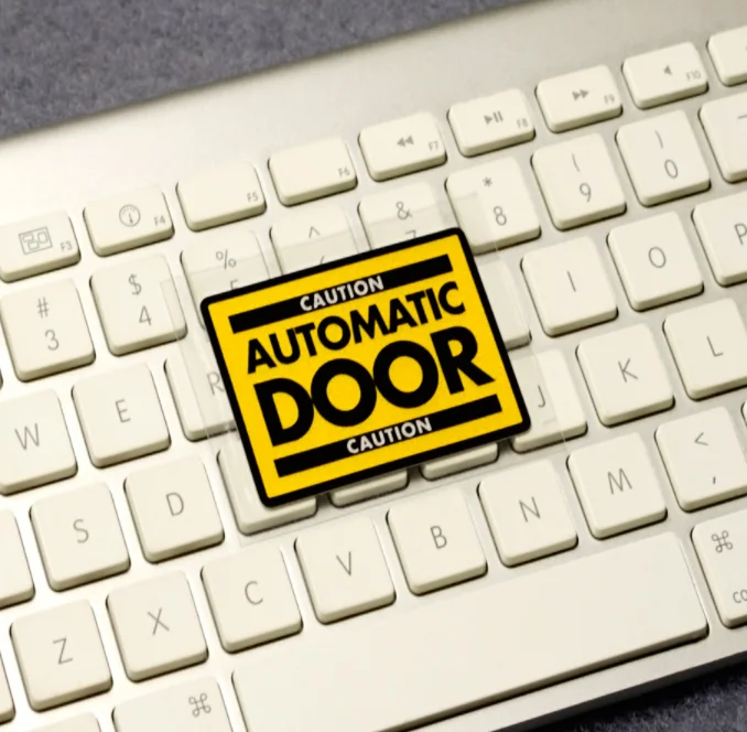 Автомобильный Стайлинг виниловая лента Предупреждение автоматическая дверь