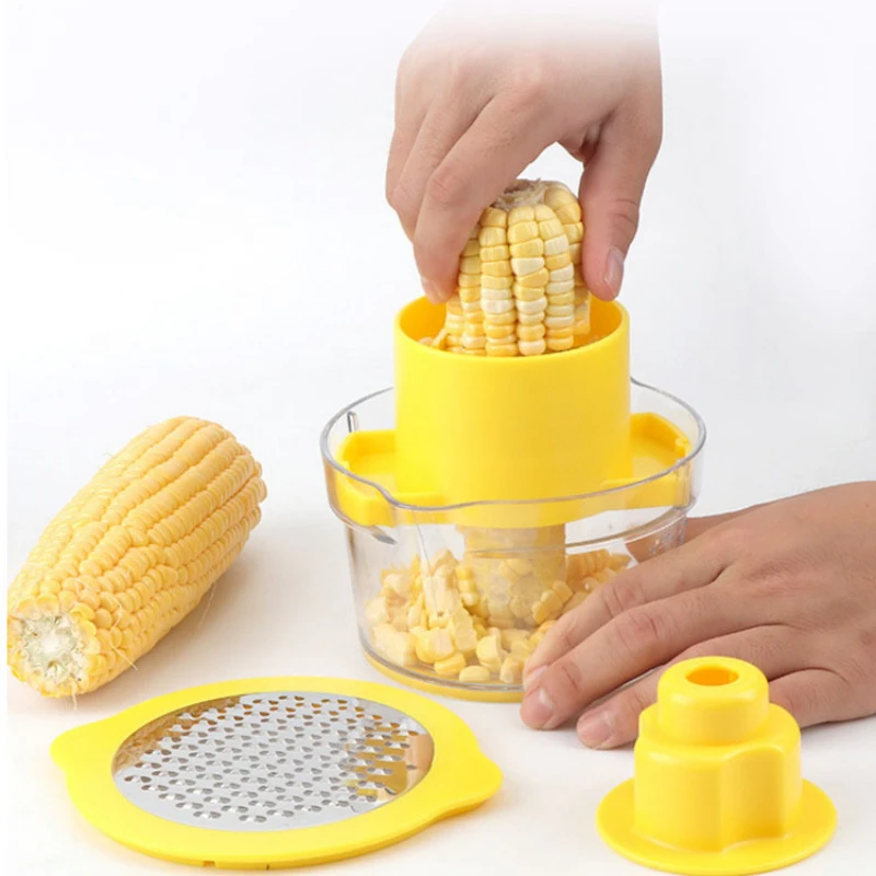 

Manual Corn Thresher Peeler Stripper Cob Kerneler Remover Vegetable Manual Chopper Garlic Masher Home Utensils Kitchen Gadgets