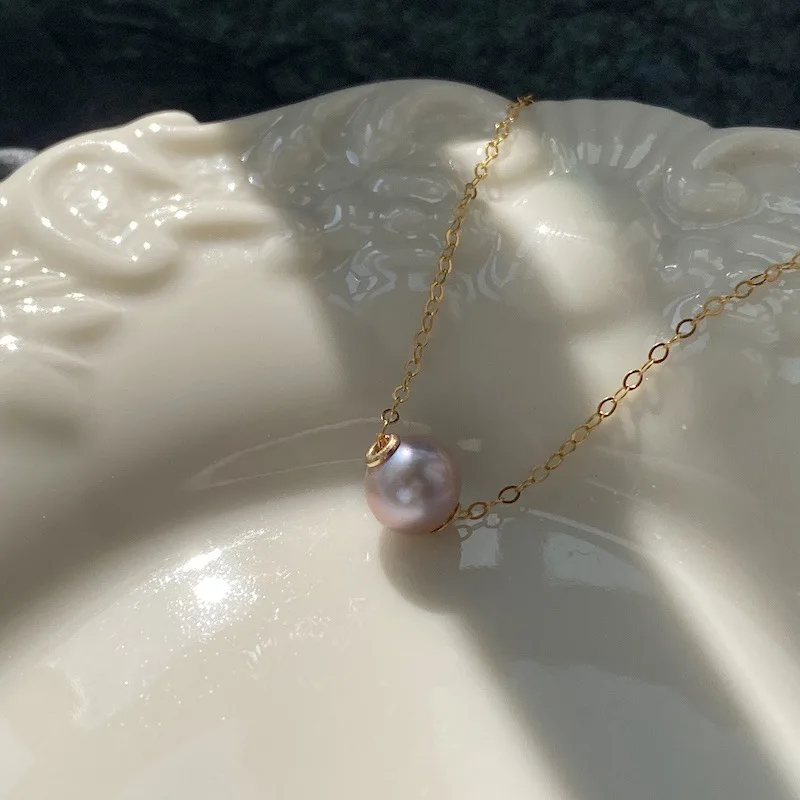 

Neck Pendants Women Temperament Necklace Female/net Celebrity Jewelry Natural Freshwater Covered Pearl Necklace Jewelry Female