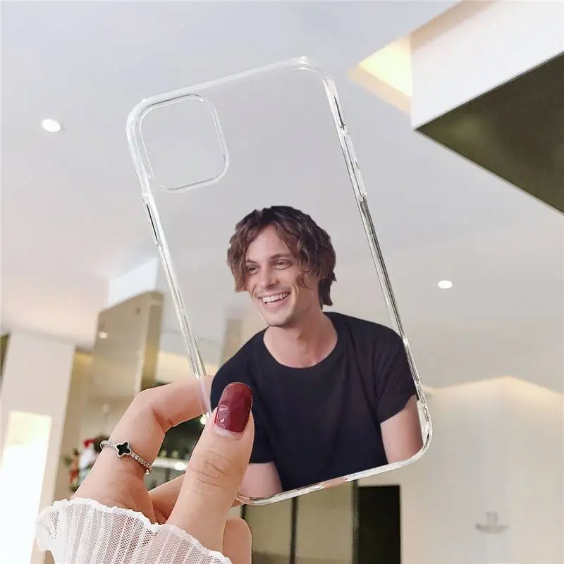 

Matthew Gray Gubler funny art Phone Cases Transparent soft For iphone 5 5s 5c se 6 6s 7 8 11 12 plus mini x xs xr pro max