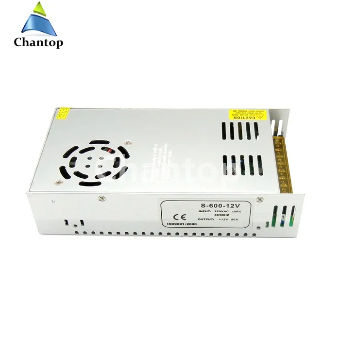 12V 50A 600W импульсный источник питания 110 В 220 В переменного тока до DC12V наблюдения адаптер питания для светодиодной полосы лампа светильник CNC CCTV