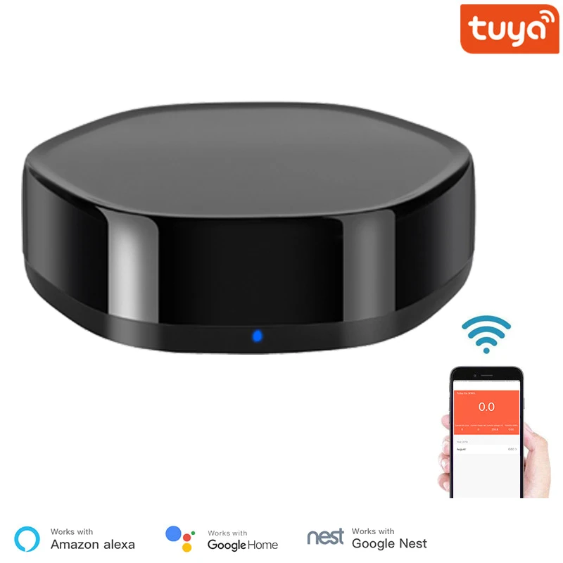 

2021 New WiFi RF IR Universal Remote Controller RF Appliances Appliances Tuya Smart Life App Voice Control Via Alexa Google Home