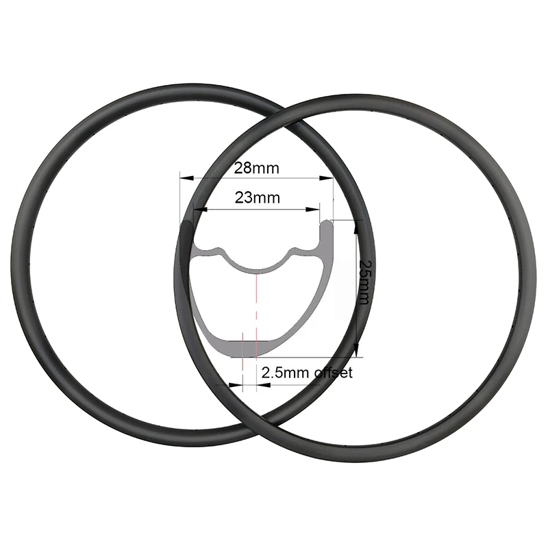 

Super light 29er MTB XCM Carbon Wheel 27.5er 650B Carbon Rim Asymmetrical 28mm x 25mm Disc Brake Race Bike Rims MATT UD GLOSS