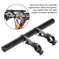 bicycle handlebar extender bike handlebar extended bracket double clamps headlight mount bar speedometer bracket holder