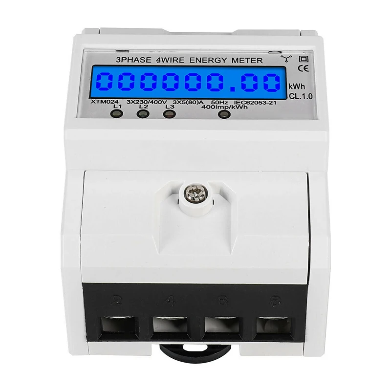 1 шт. цифровой измеритель нижнего тока 4 проводной трехфазный Измеритель