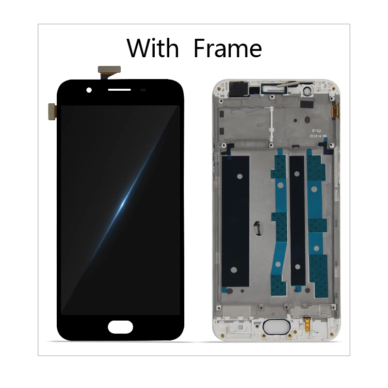 Для OPPO F1S A59 ЖК-дисплей сенсорный экран дигитайзер Запасные части для сборки с рамкой для OPPO F1S дисплей