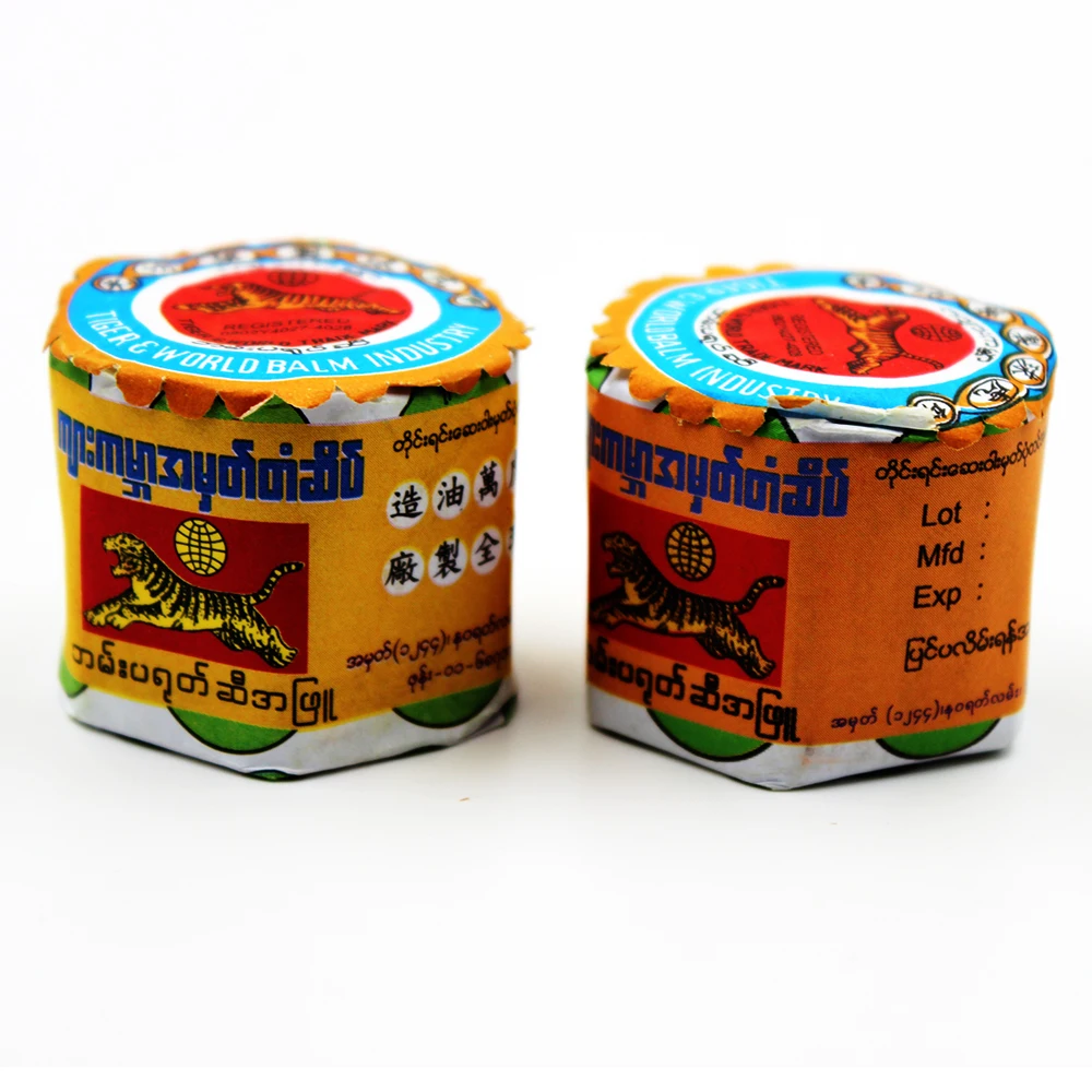 1 шт. тигровый бальзам для боли в мышцах мазь из Мьянмы судороги растяжение укусы