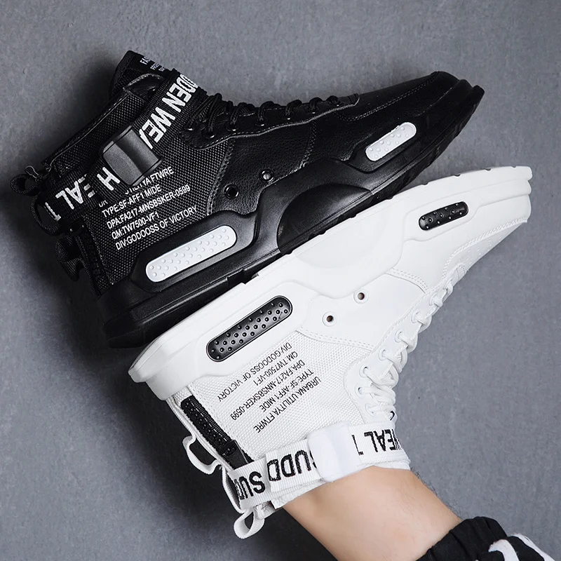 Мужская повседневная обувь белые Красные кроссовки армейские ботинки на