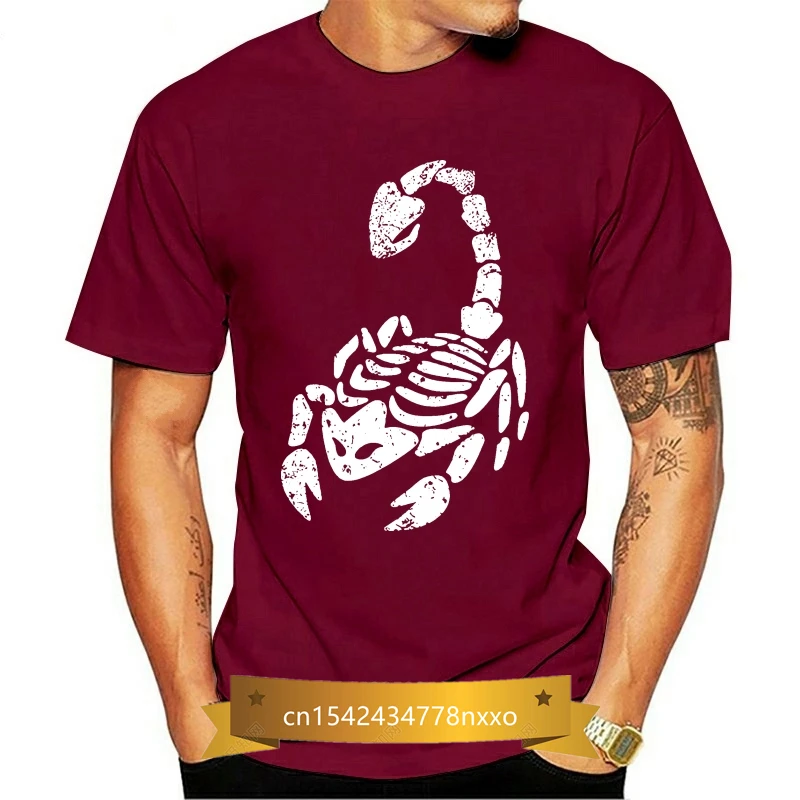 

SCORPIO SKULL SCORPION ZODIAC HOROSCOPE ASTROLOGY Mens Charcoal T-Shirt(1)