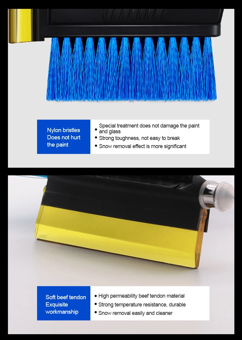 1pcs Automobile Ice Scraper Windshield Snow Removal Brush Retractable Glass Cleaning Tool | Автомобили и мотоциклы
