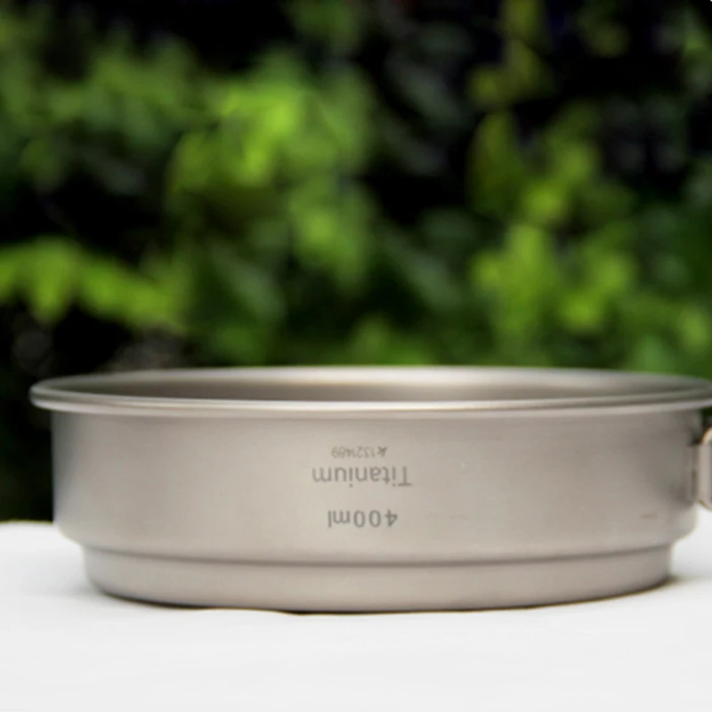 Сверхлегкая посуда для кемпинга титановая активного отдыха походов пикника