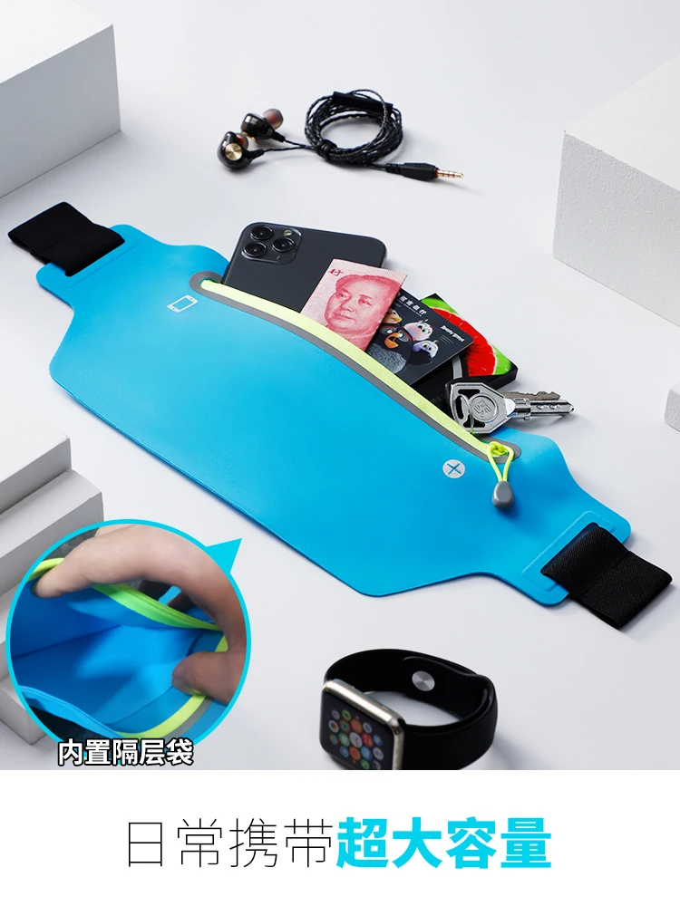 

Sport Pocket Belt Waist Running Bag Trail Strap Buckle Trail Runing Phone Bag Gym Waterproof Pouch Sac De SportSport Bags BJ50PB