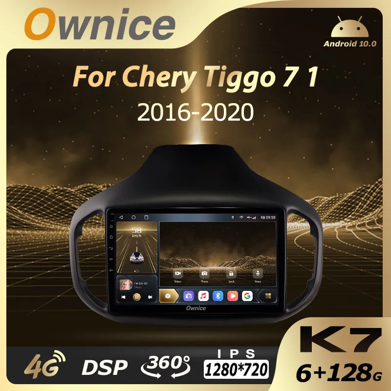 

Автомобильный радиоприемник K7 Ownice 6G + 128G Android 10,0 для Chery Tiggo 7 1 2016 - 2020 мультимедийный проигрыватель видео аудио 4G LTE GPS Navi