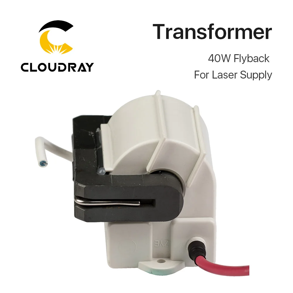Cloudray 40 Вт Высокое напряжение Flyback трансформатор, Модель C для CO2 40 Вт лазерный источник питания