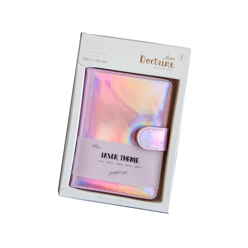 Цветной лазерный блокнот из искусственной кожи для путешествий офисный Рабочий