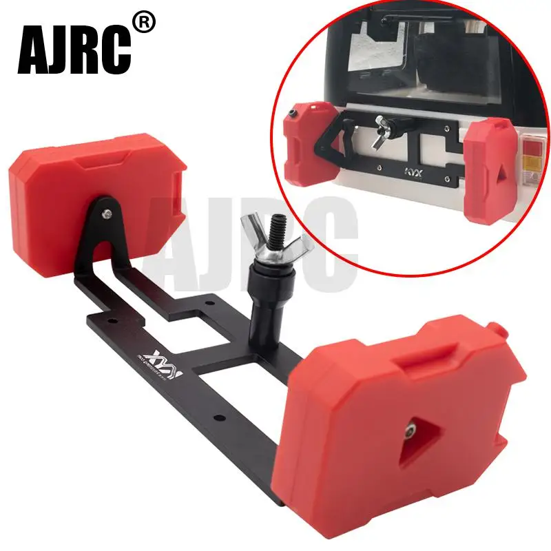 

Metal Spare Tire Rack with ABS Fuel Tank Simulation for RC Crawler Car Axial SCX10 II 90046/47 90060 TRX-4 TRX4