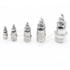 Форсунка из нержавеющей стали марки 316L спиральная струя, промышленная Форсунка для удаления пыли, полностью коническая спиральная Форсунка для сада