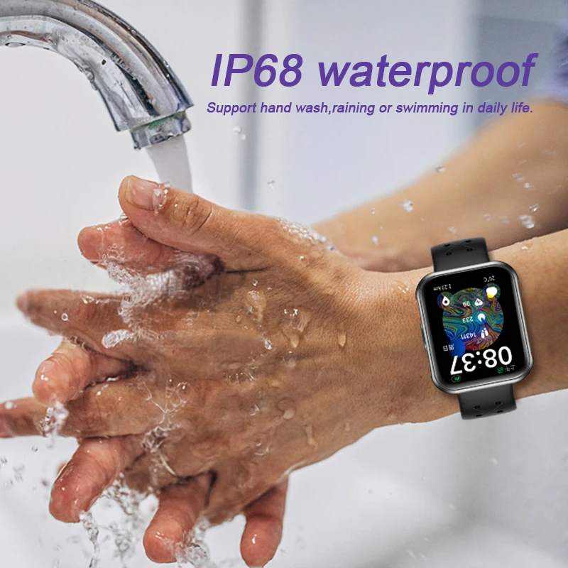

New Fashion Smart Watch Heart Rate Blood Pressure Sleep Monitor Pedometer Smart Bracelet Temperature Monitor Sports Smart Watch