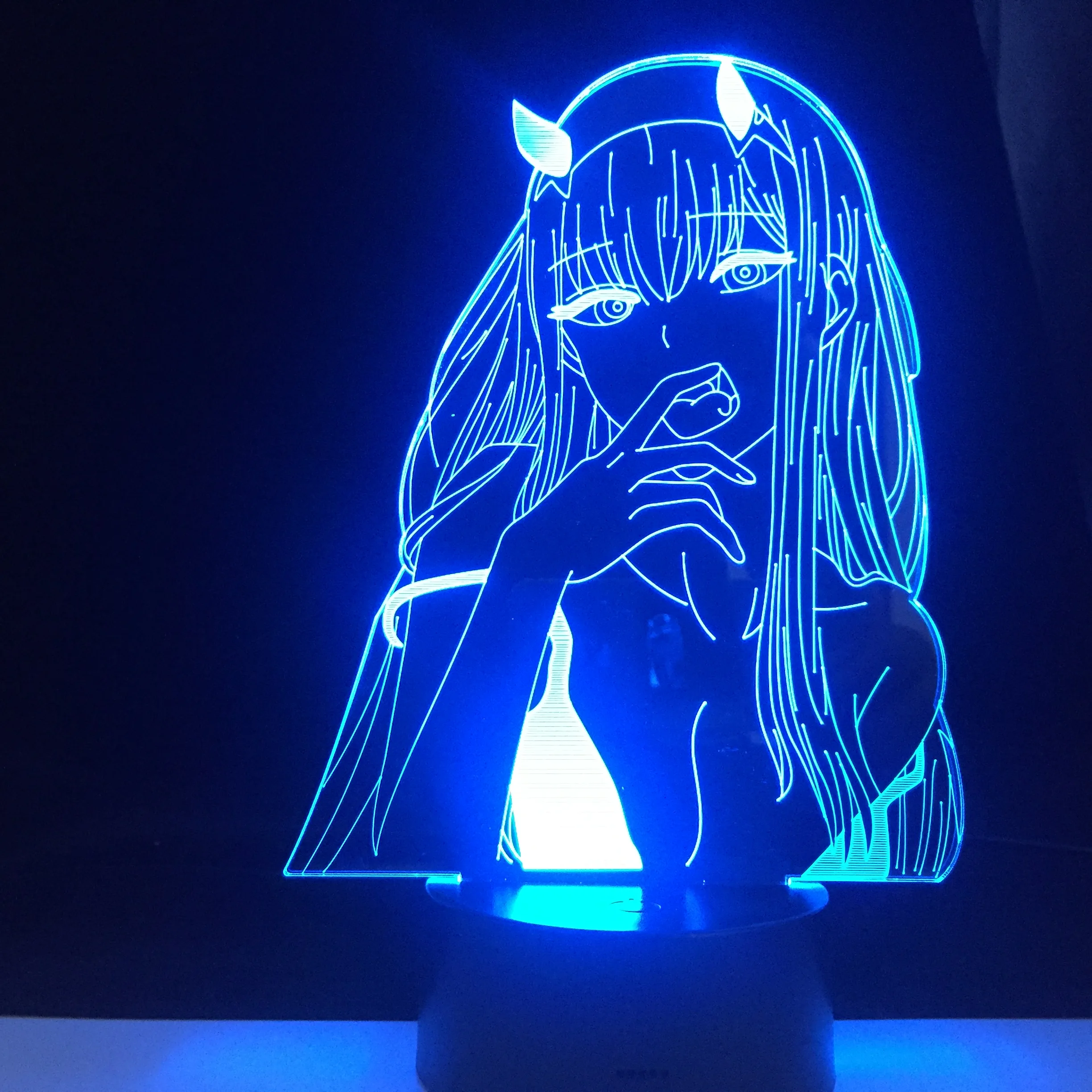 

YUMEKO JABAMI 3D LED ANIME LAMP KAKEGURUI Led 7 Colors Light Japanese Anime Remote Control Base Table Lamp Home Decor Dropship