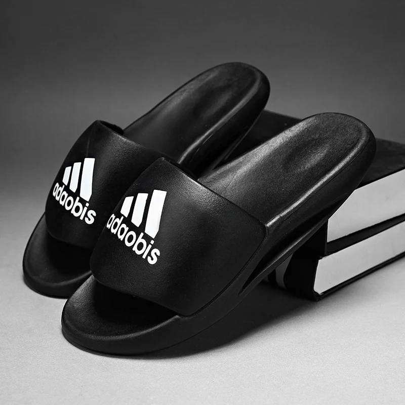 

Summer 2021 new men's slippers couples sandals beach outdoor sandals AD slippers