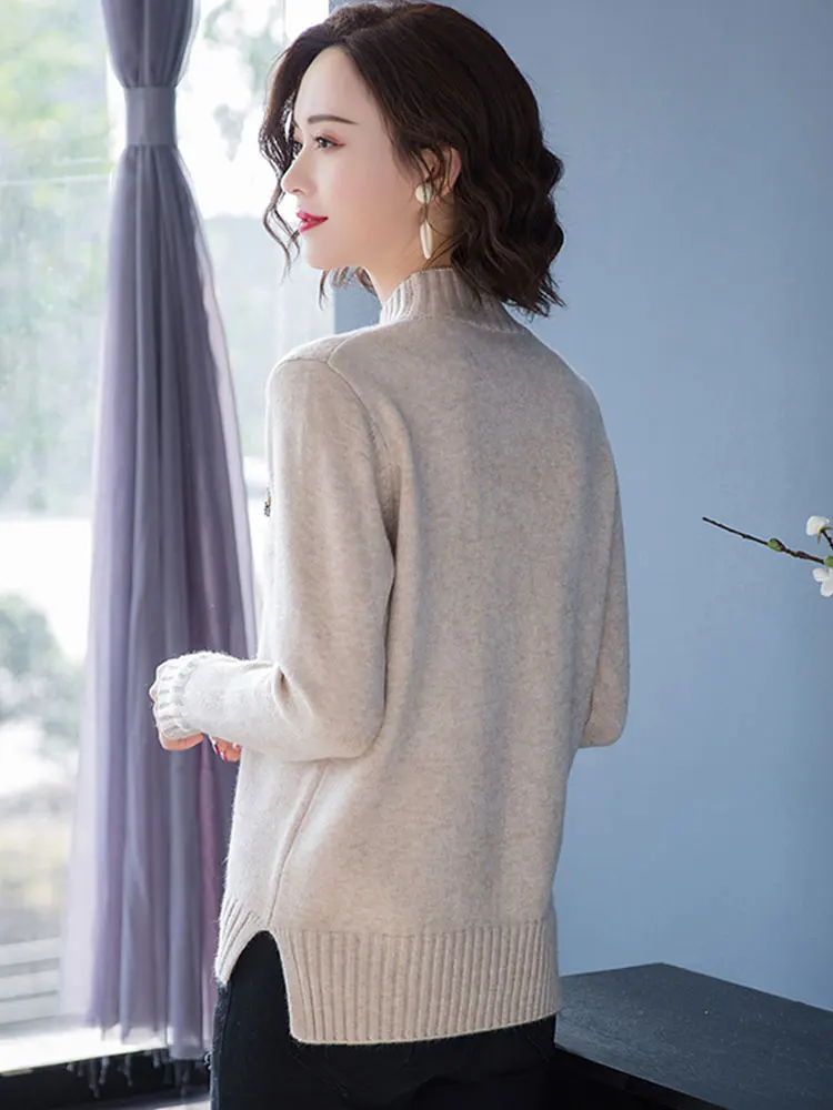 Свитер Женский свободного покроя Осень-зима Мисс Гао | Женская одежда