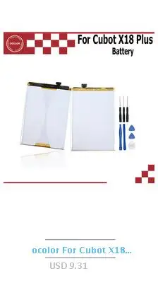 Ocolor для Cubot X19 из искусственной кожи чехол 5,93 ''нескользящий флип-чехол-кошелек с карманом для карт для Cubot X19 Capa+ силиконовый чехол