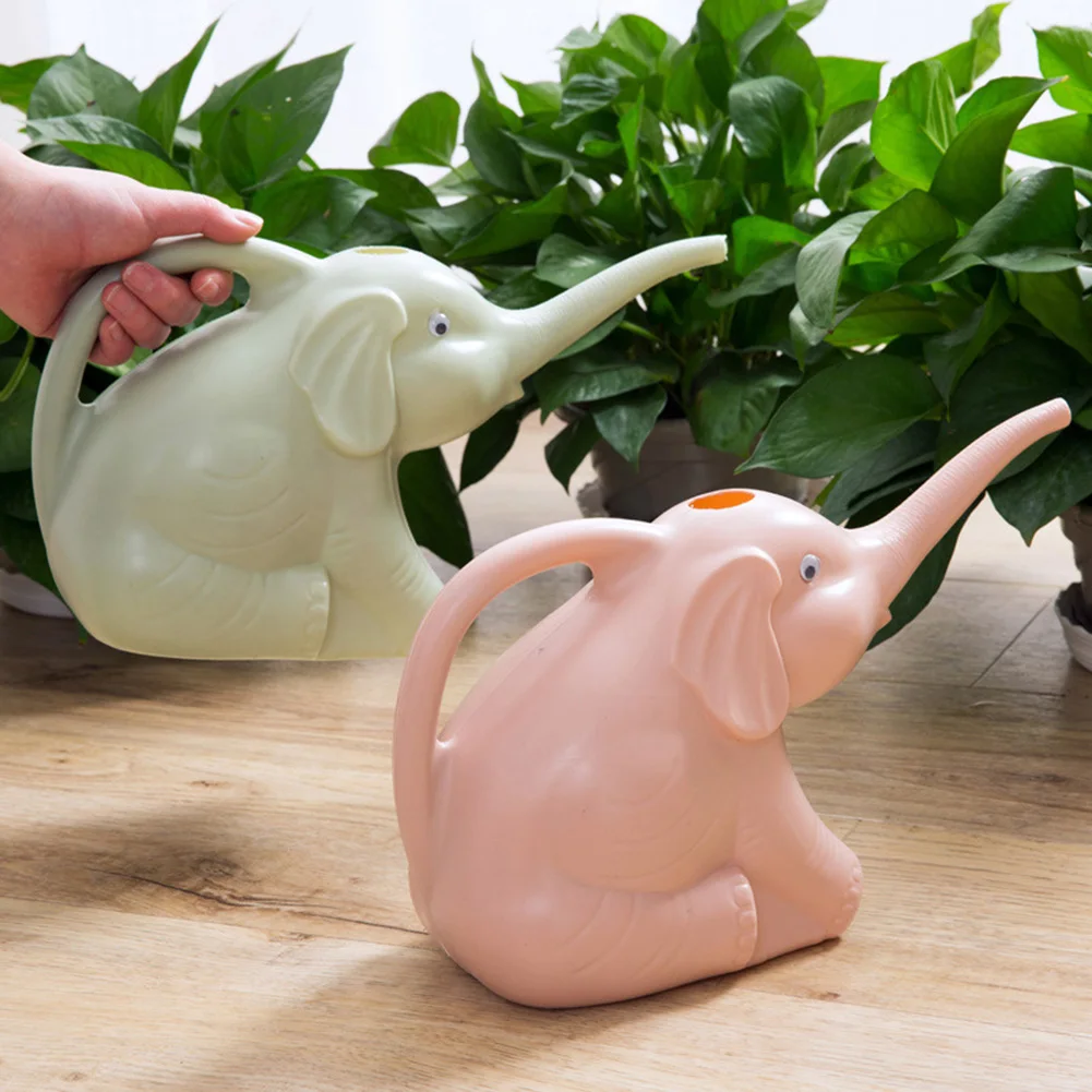 

Plastic Elephant Watering Can Long-Mouth Home Patio Lawn Gardening Tool Plants Outdoor SCVD889